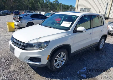 2013 Volkswagen Tiguan S from USA, damaged, VIN WVGAV7AX2DW552348